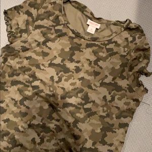 camouflage tee